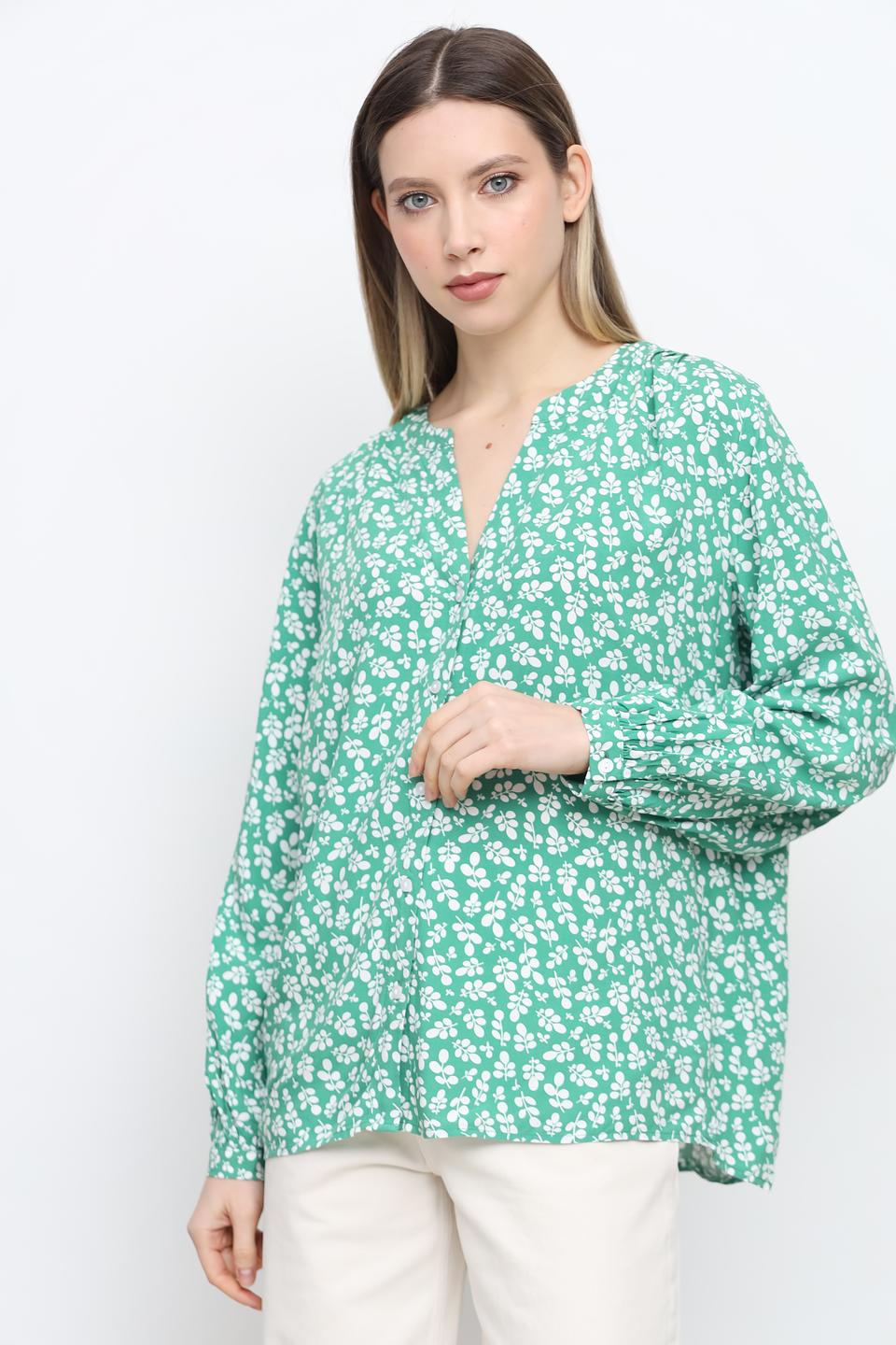 Блуза Tom Tailor с цветочным принтом