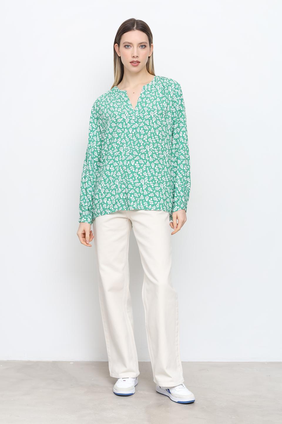 Блуза Tom Tailor с цветочным принтом