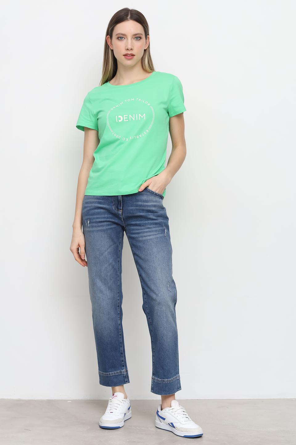 Футболка Tom Tailor denim лайм
