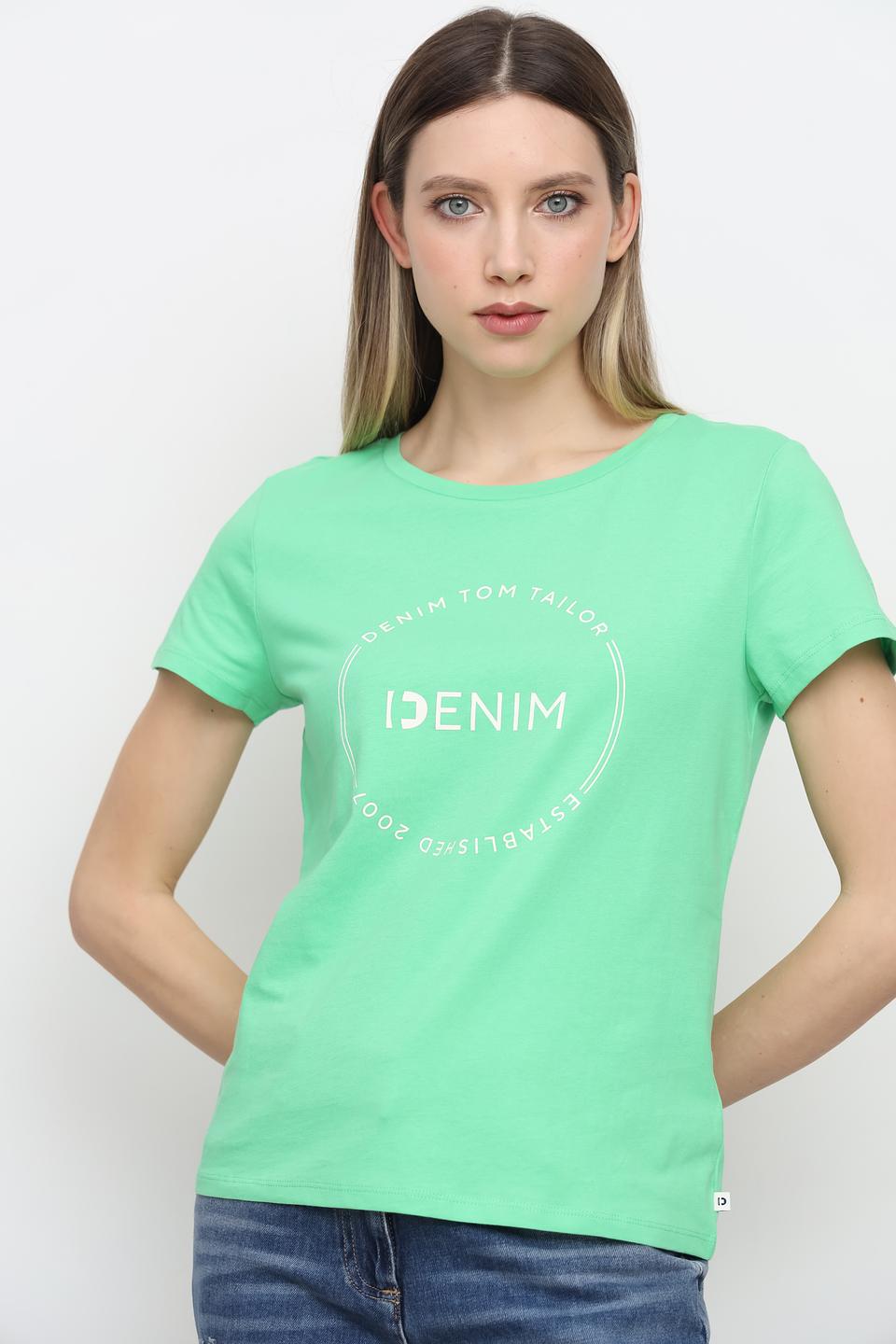 Футболка Tom Tailor denim лайм