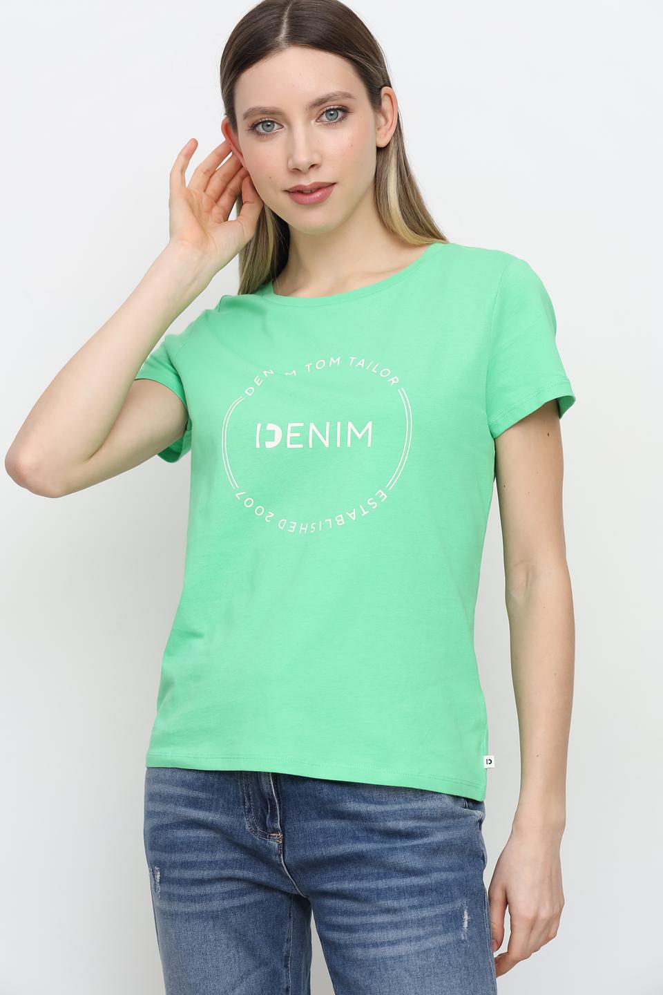 Футболка Tom Tailor denim лайм