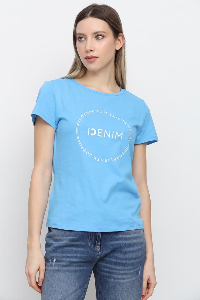Футболка Tom Tailor denim girl голубая