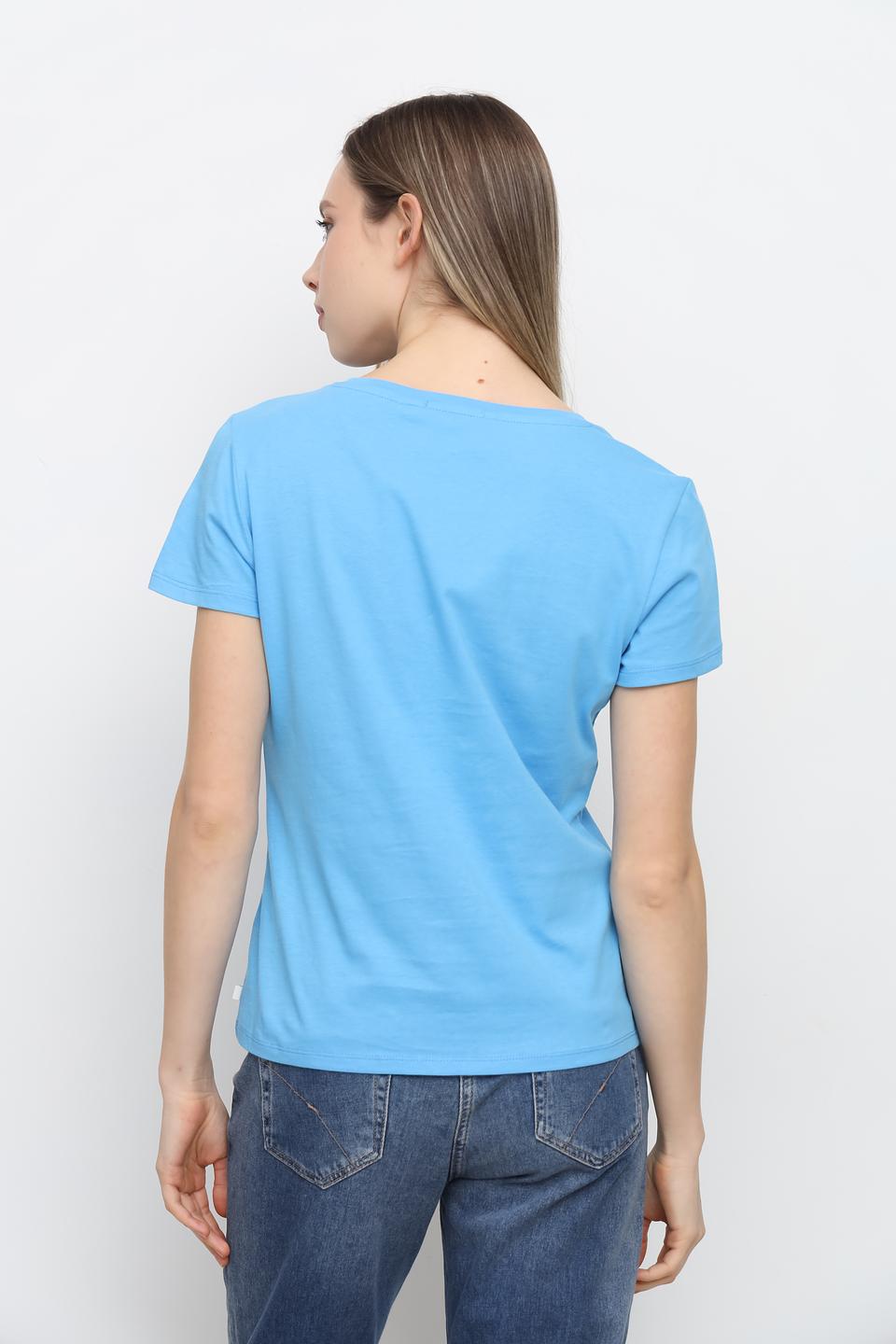 Футболка Tom Tailor denim girl голубая