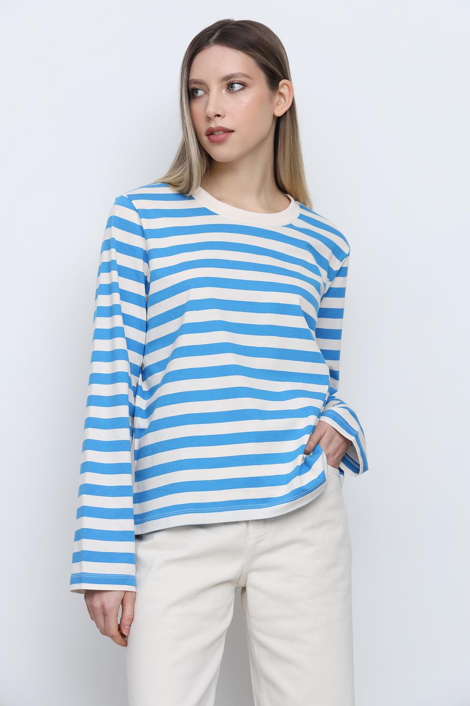 Футболка Tom Tailor в полоску голубую