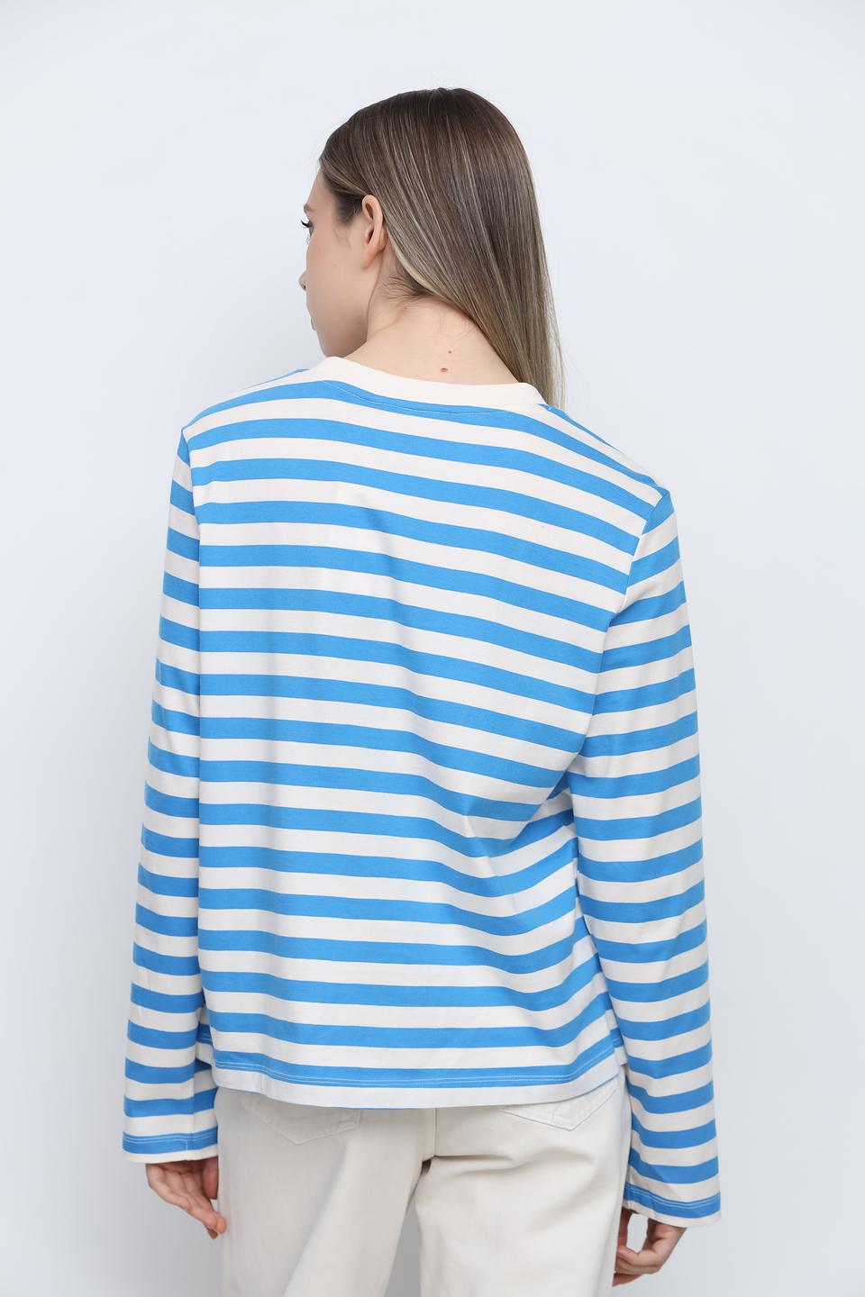 Футболка Tom Tailor в полоску голубую