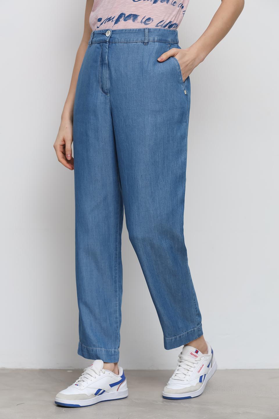 Джинсы Penny Black Grey широкие голубые