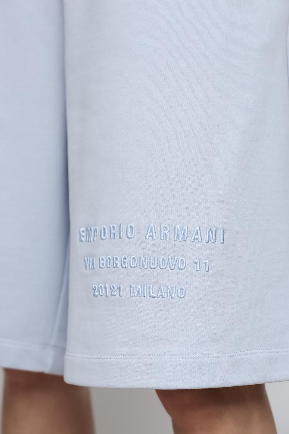 Шорты Emporio Armani голубые