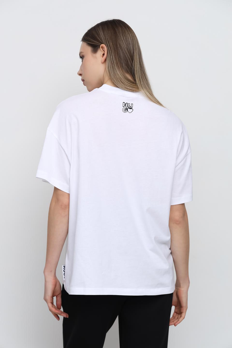 Футболка Hugo женская с принтом