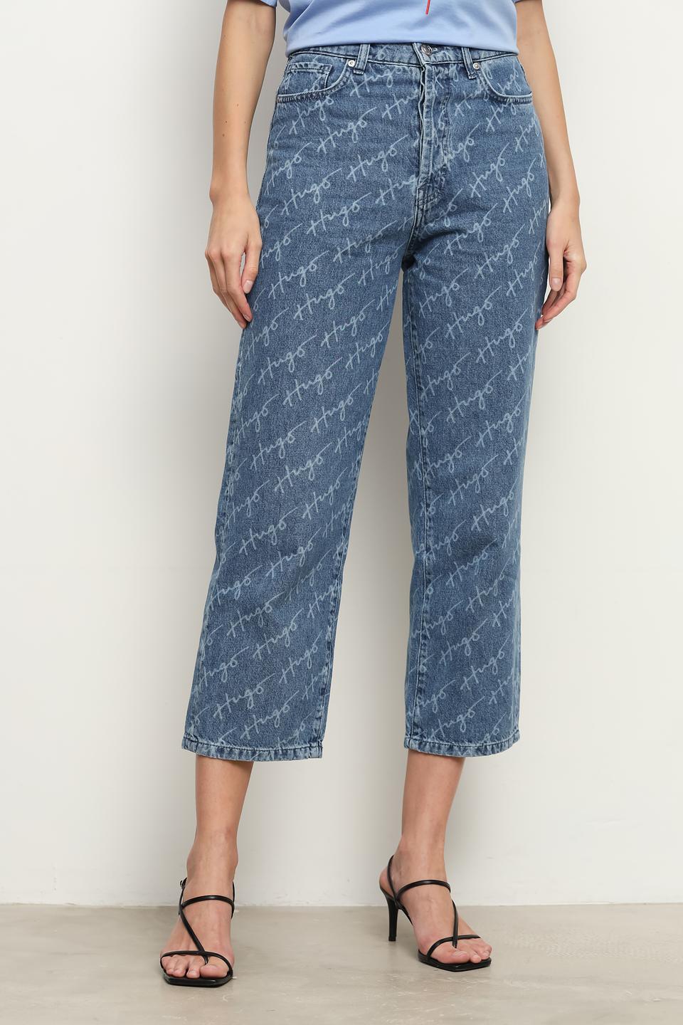 Джинсы Hugo с логотипом