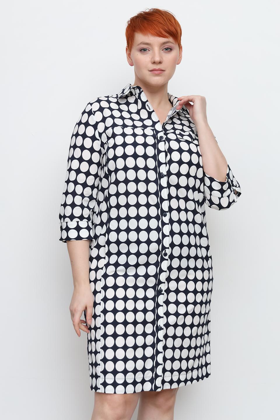 Платье Frank Walder в горошек