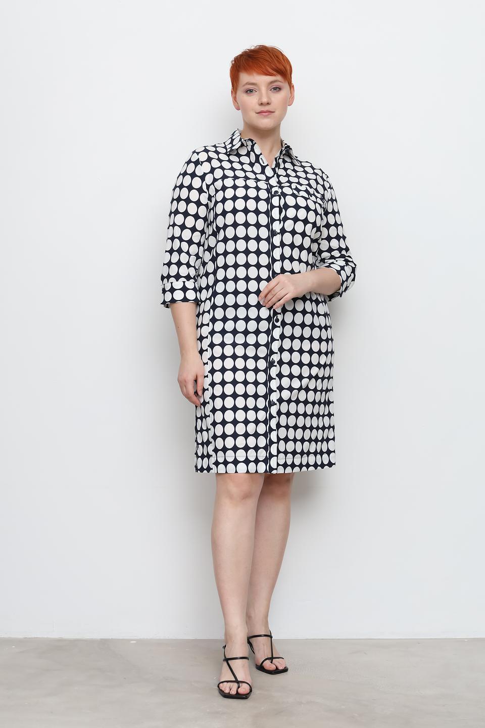 Платье Frank Walder в горошек