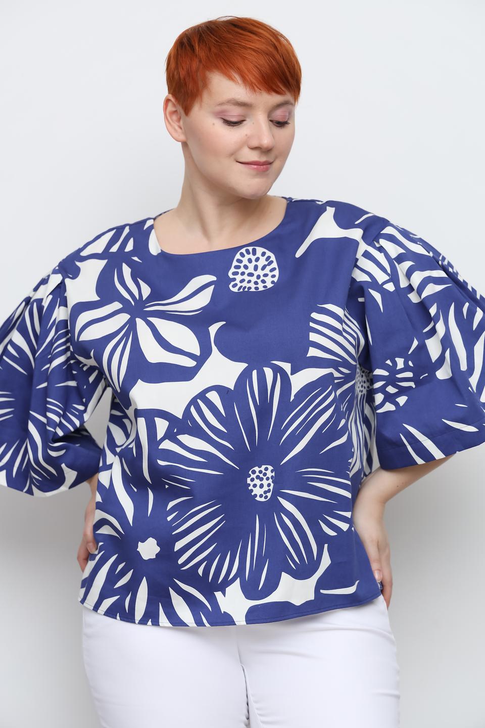 Блуза Seidensticker с цветочным принтом