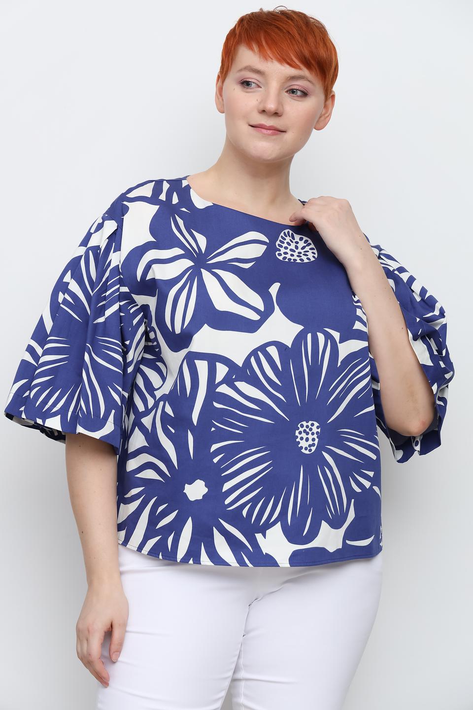 Блуза Seidensticker с цветочным принтом