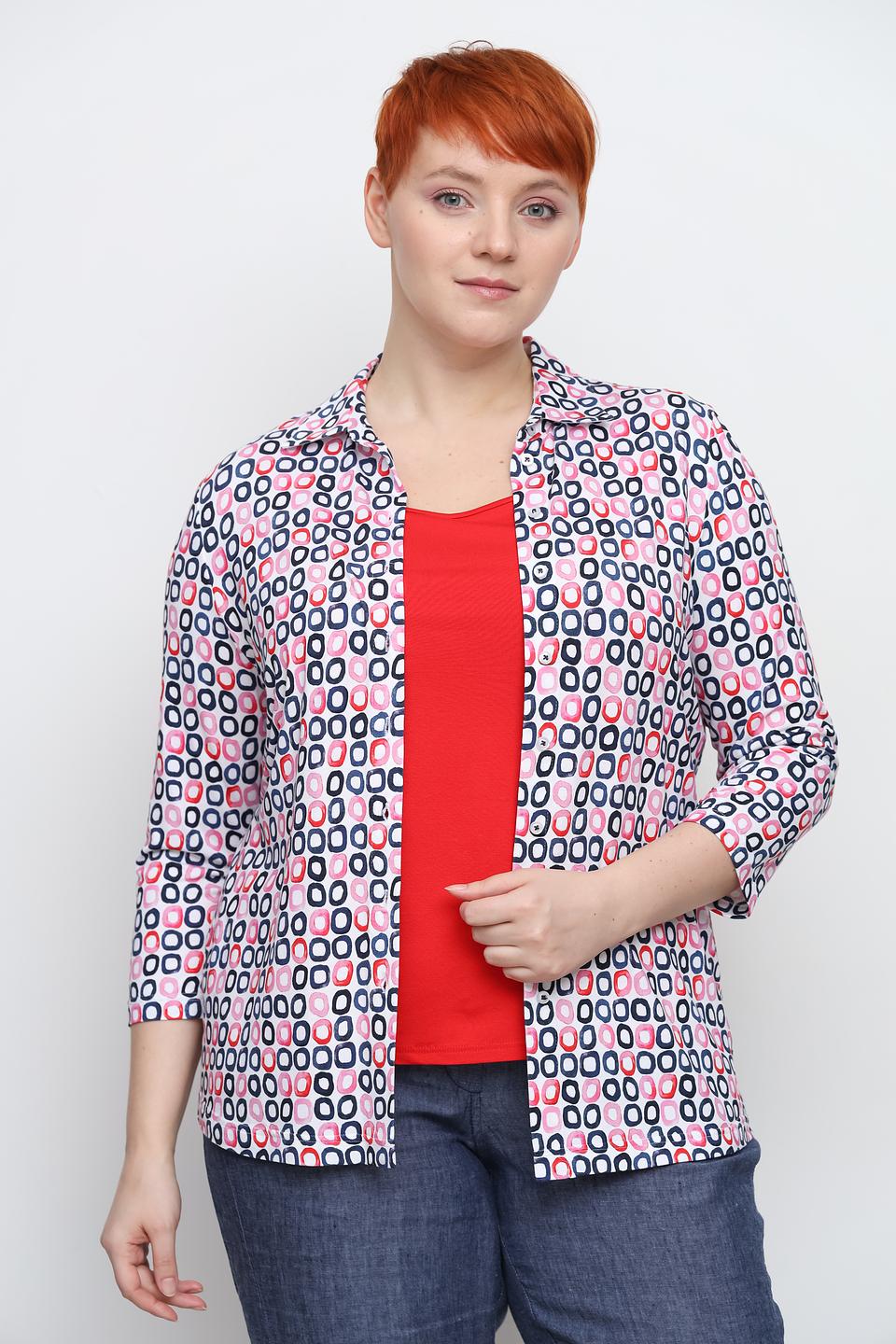 Рубашка Erfo с принтом