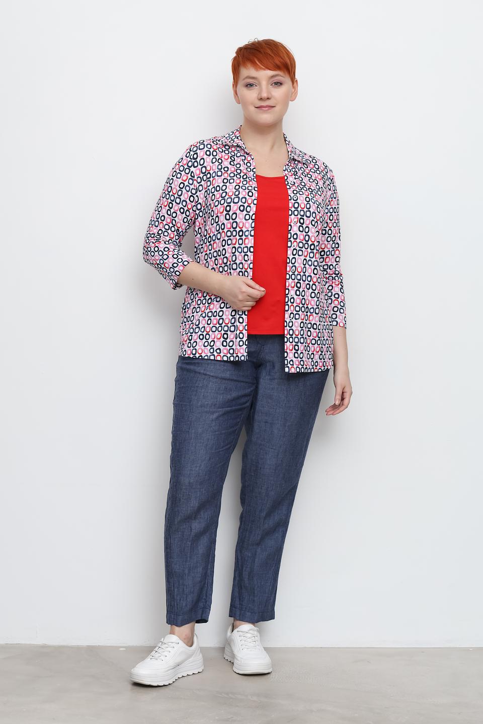 Рубашка Erfo с принтом