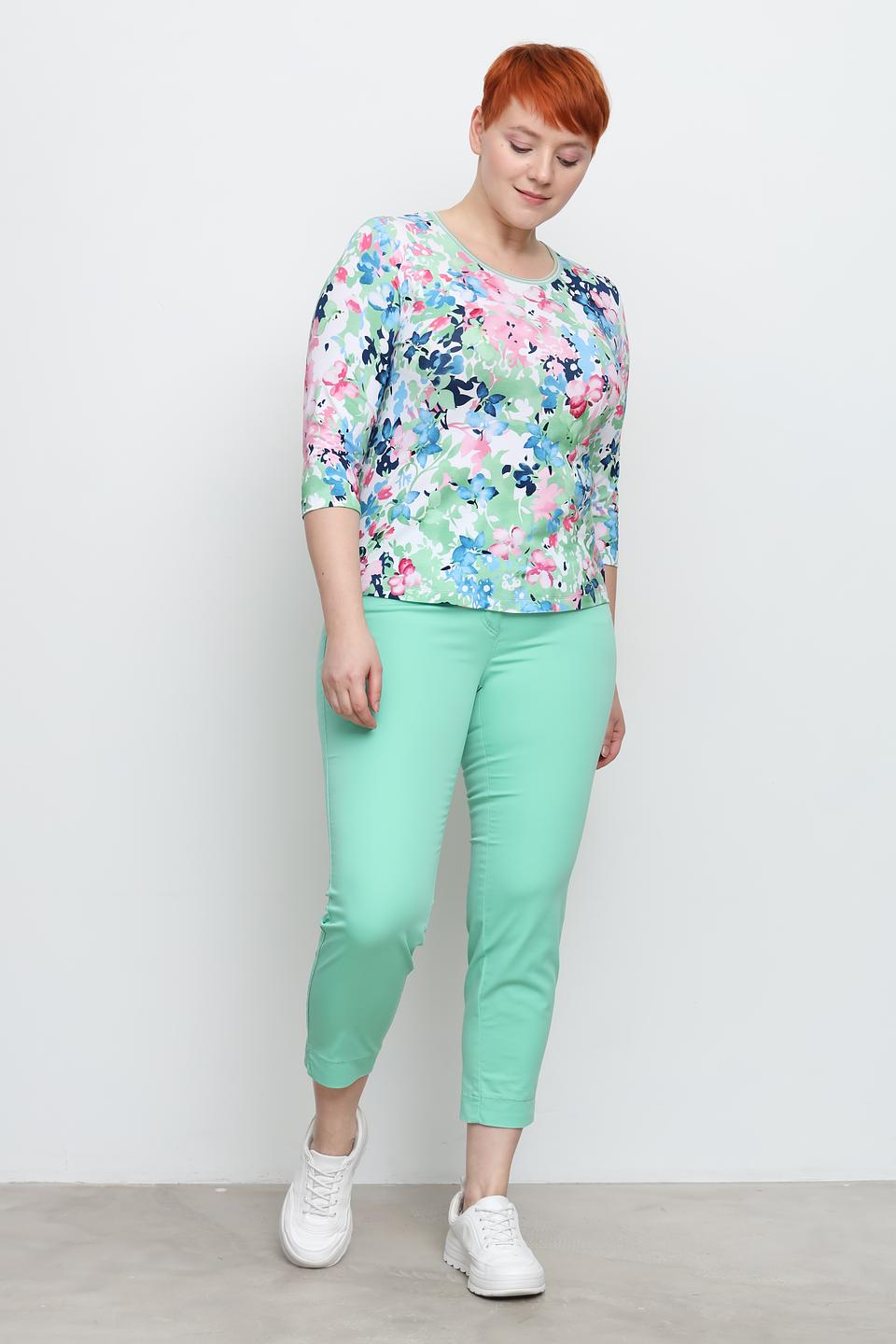 Брюки капри Toni collection мятные