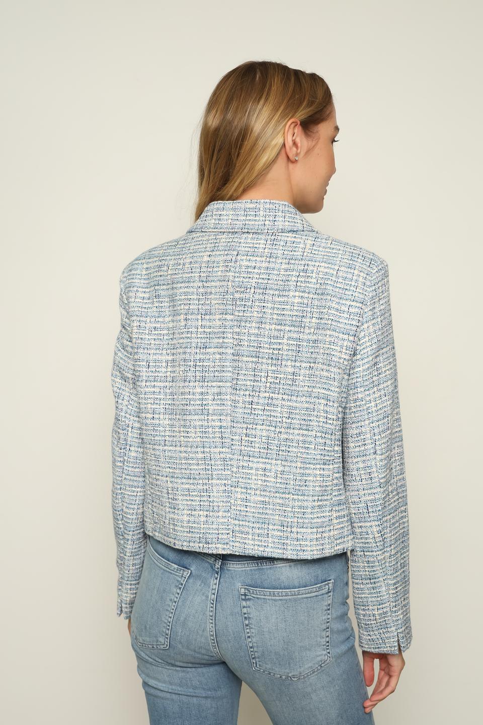 Жакет Gerry Weber в клетку голубой