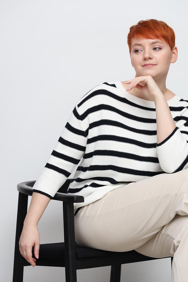 Пуловер Frapp в полоску
