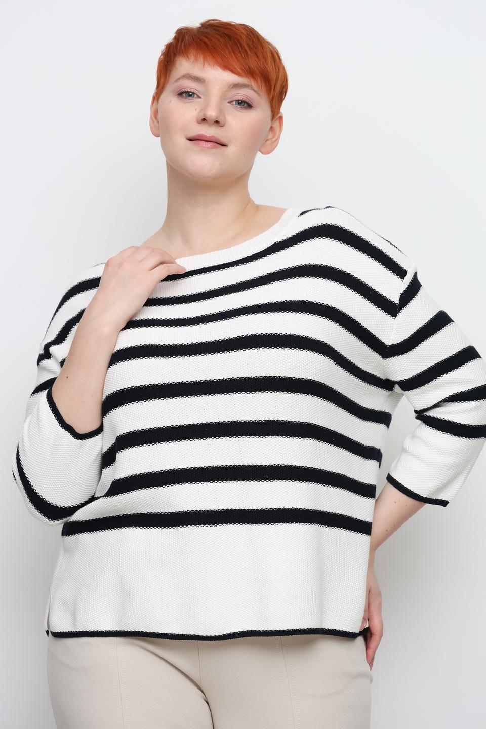 Пуловер Frapp в полоску
