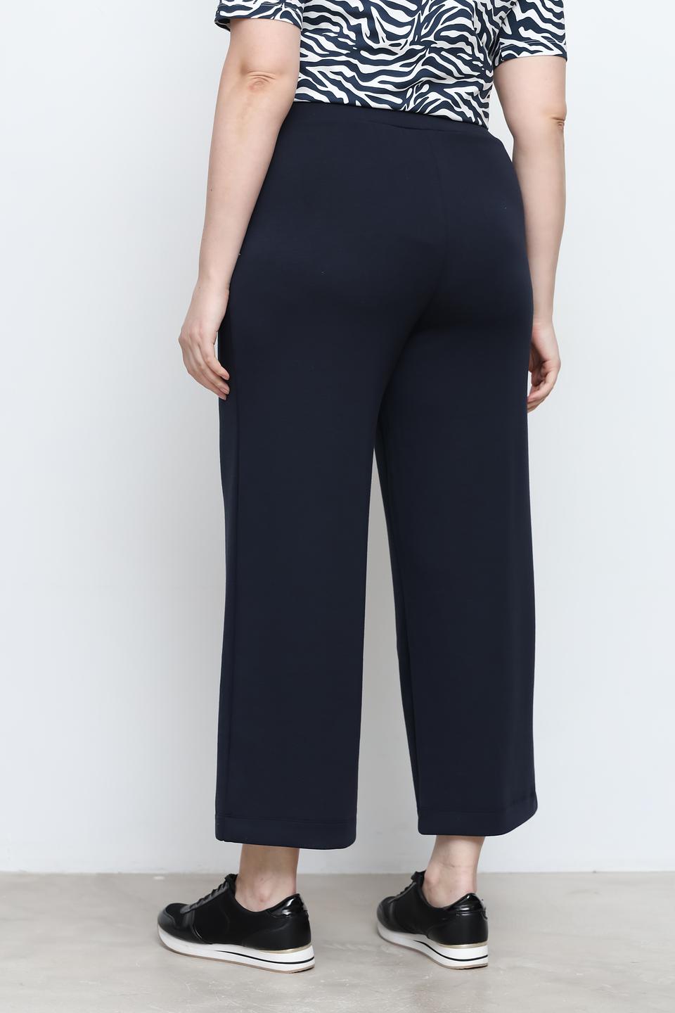 Брюки Frapp кюлоты темно-синие