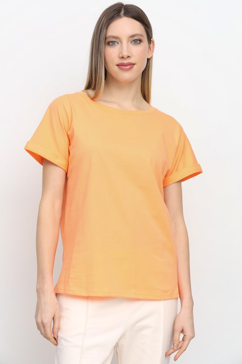 Футболка UNQ женская персиковая