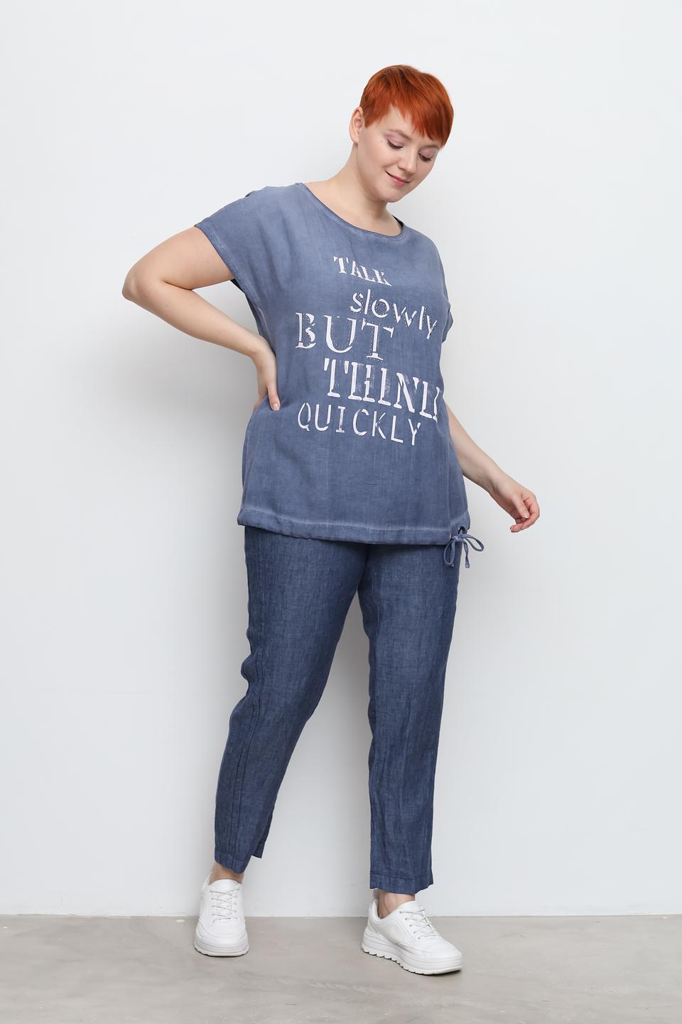 Брюки Doris Streich лен