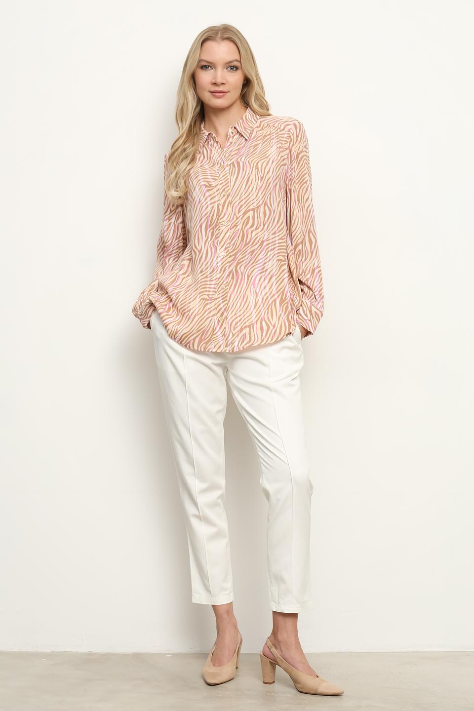 Рубашка Cinque с принтом зебра