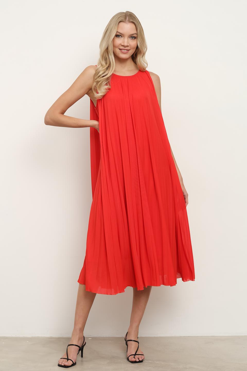Платье Taifun алое плиссе