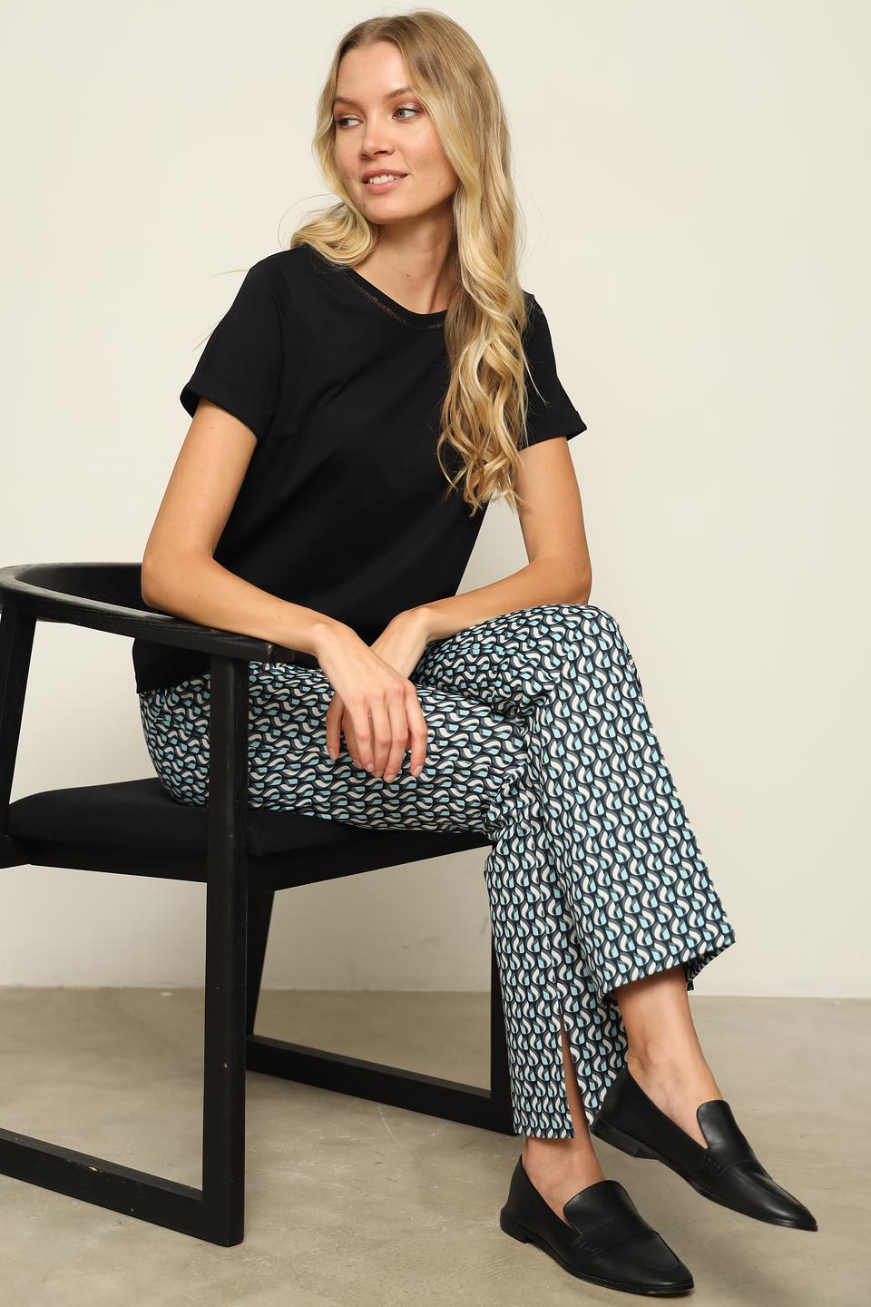 Брюки Lecomte с принтом