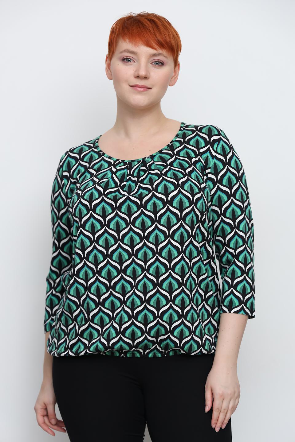 Блуза Via Appia с геометрическим принтом