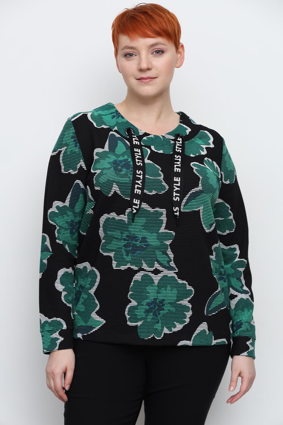 Джемпер Via Appia с цветочным принтом