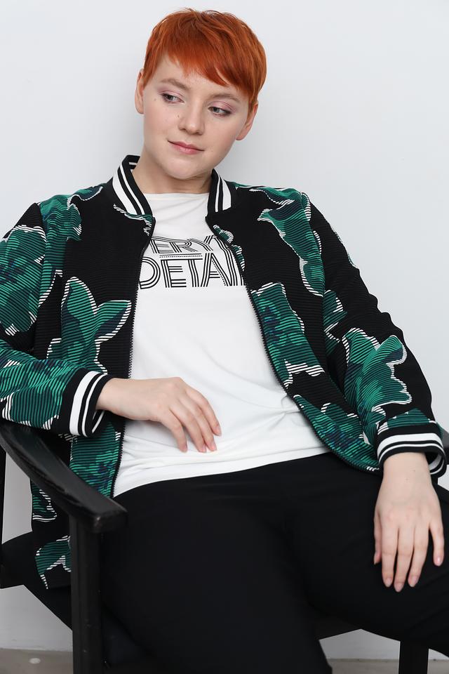 Жакет Via Appia с цветочным принтом