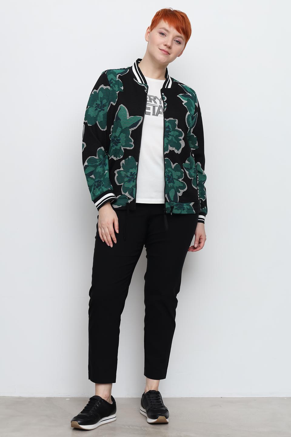 Жакет Via Appia с цветочным принтом