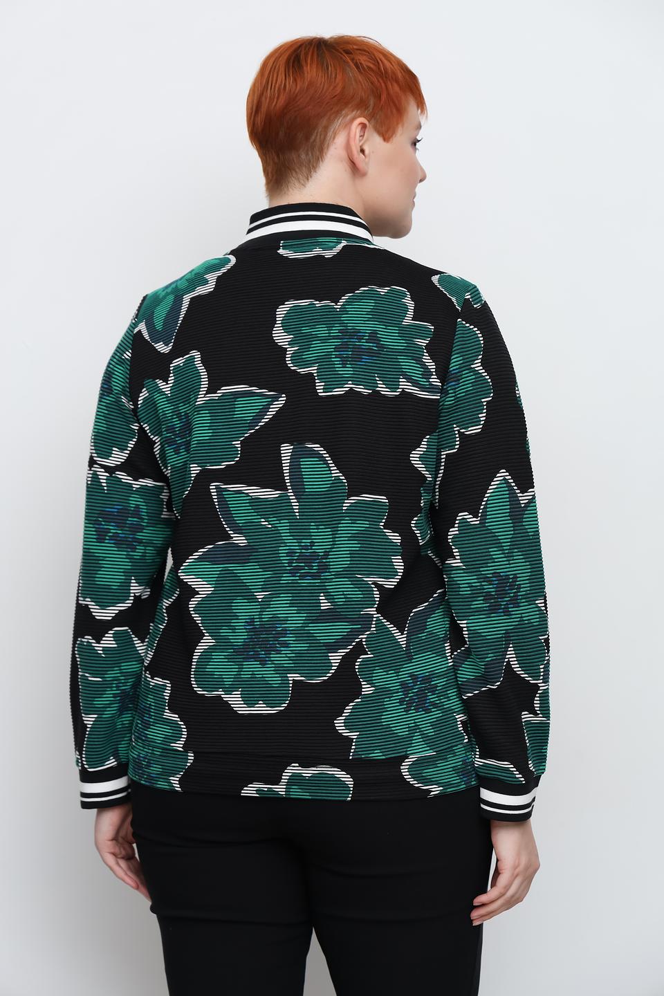 Жакет Via Appia с цветочным принтом