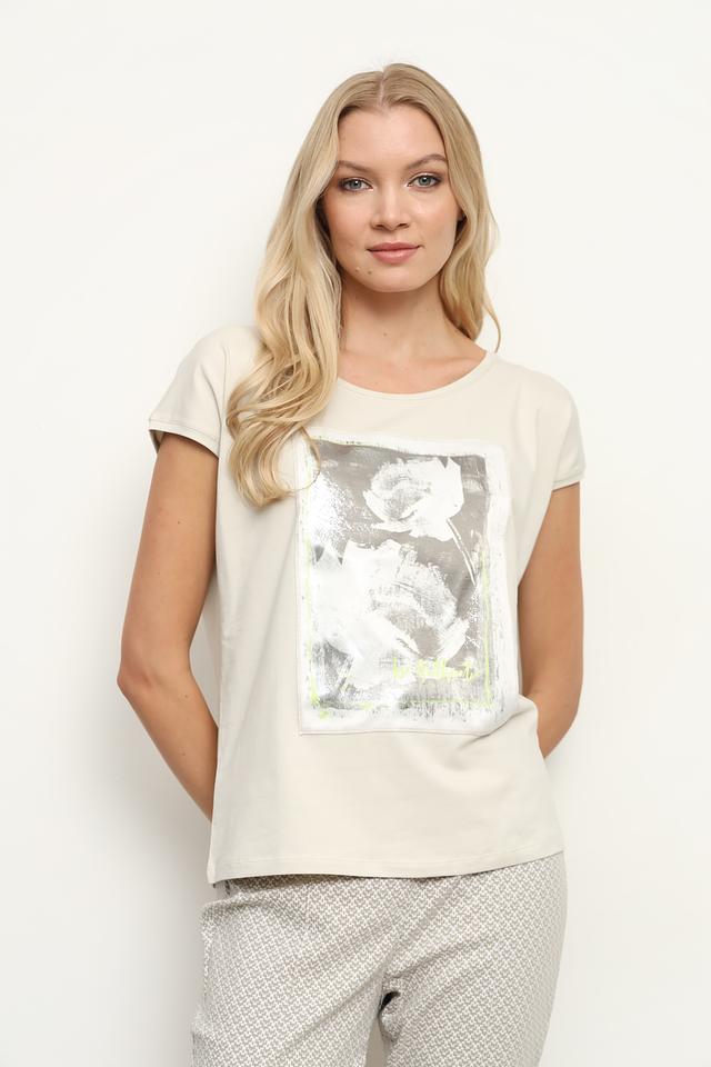 Футболка Bianca с цветочным принтом