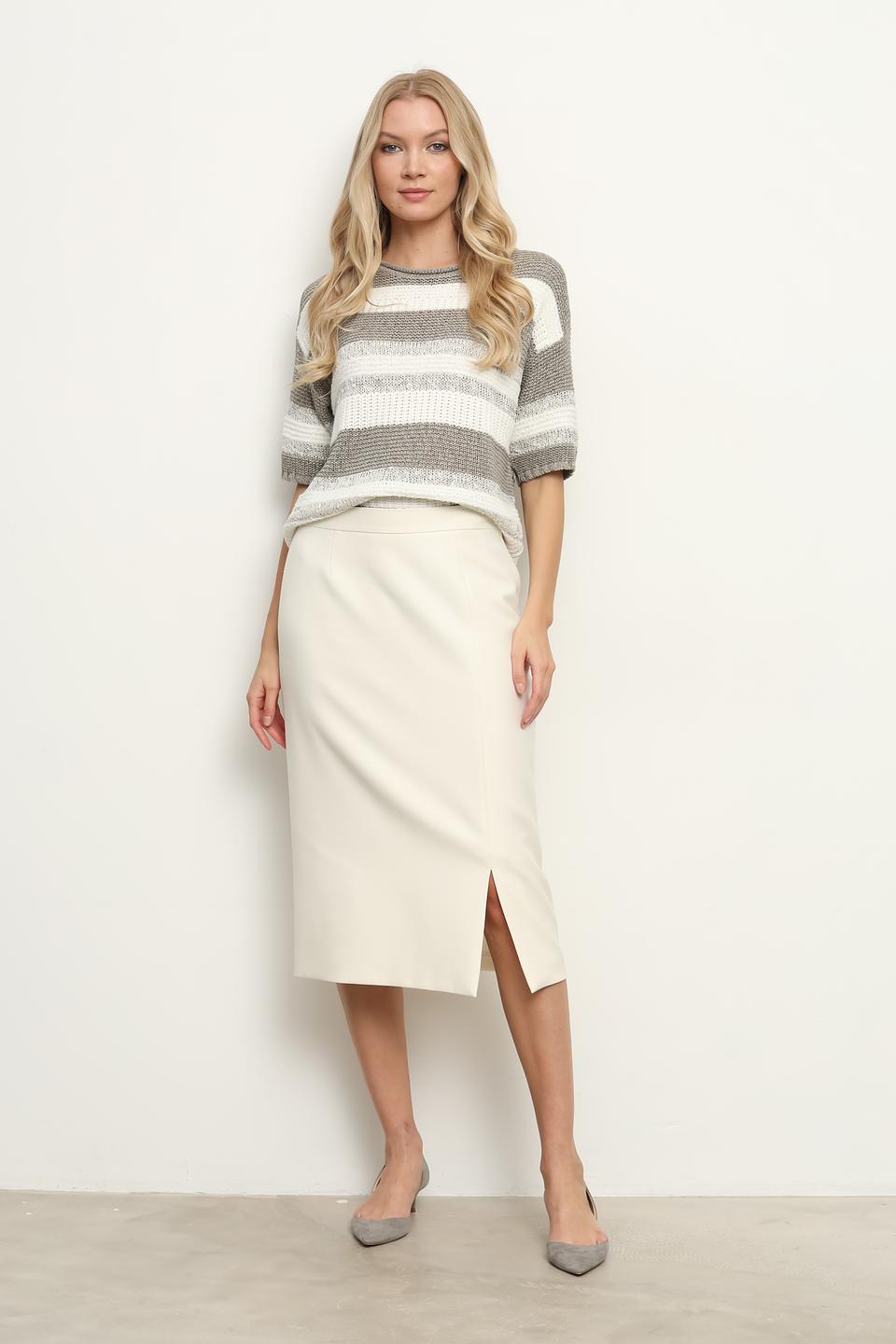 Пуловер Bianca в полоску