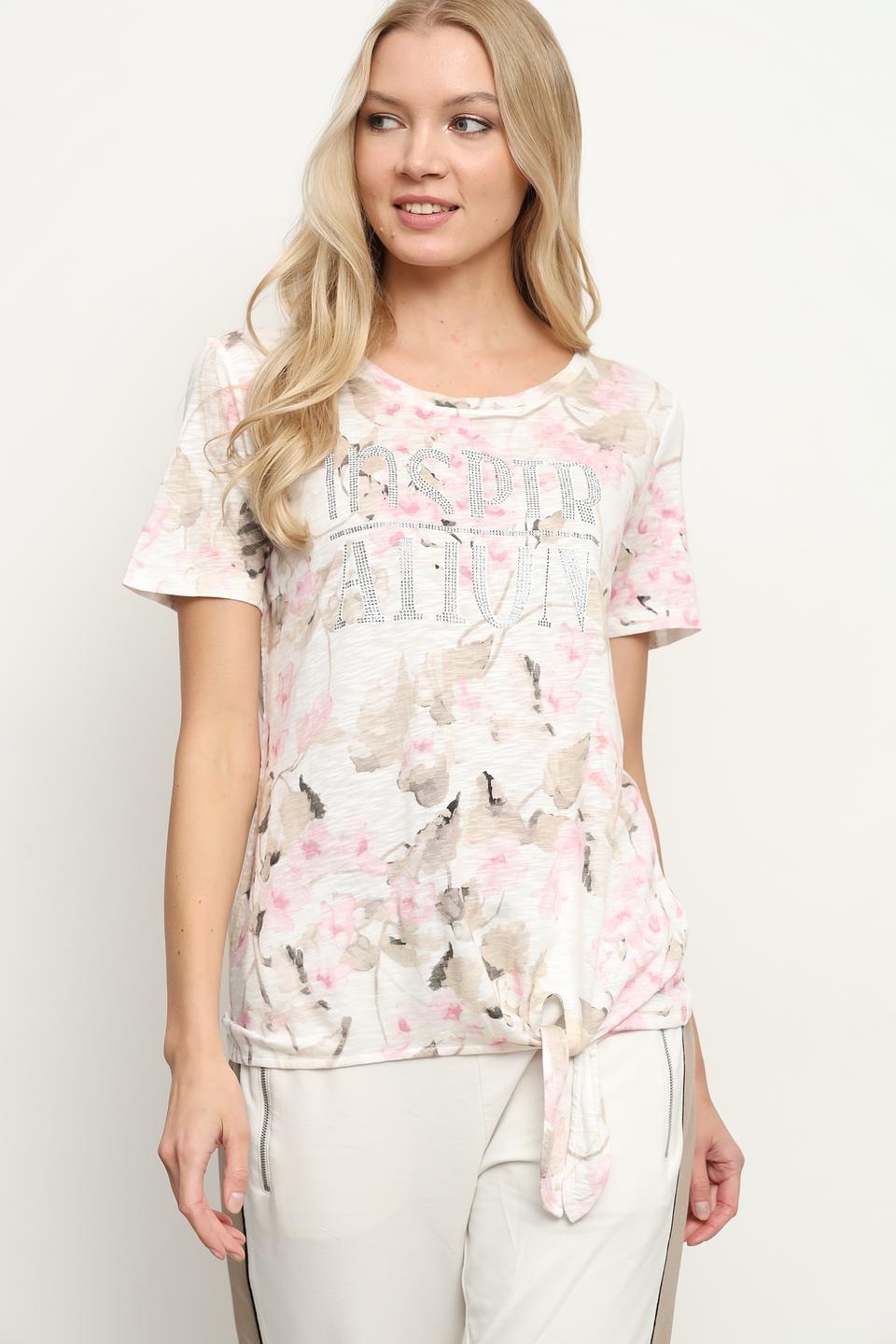 Футболка Monari с цветочным принтом