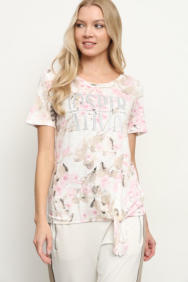 Футболка Monari с цветочным принтом