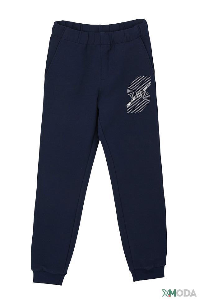 Брюки s.Oliver синие с логотипом