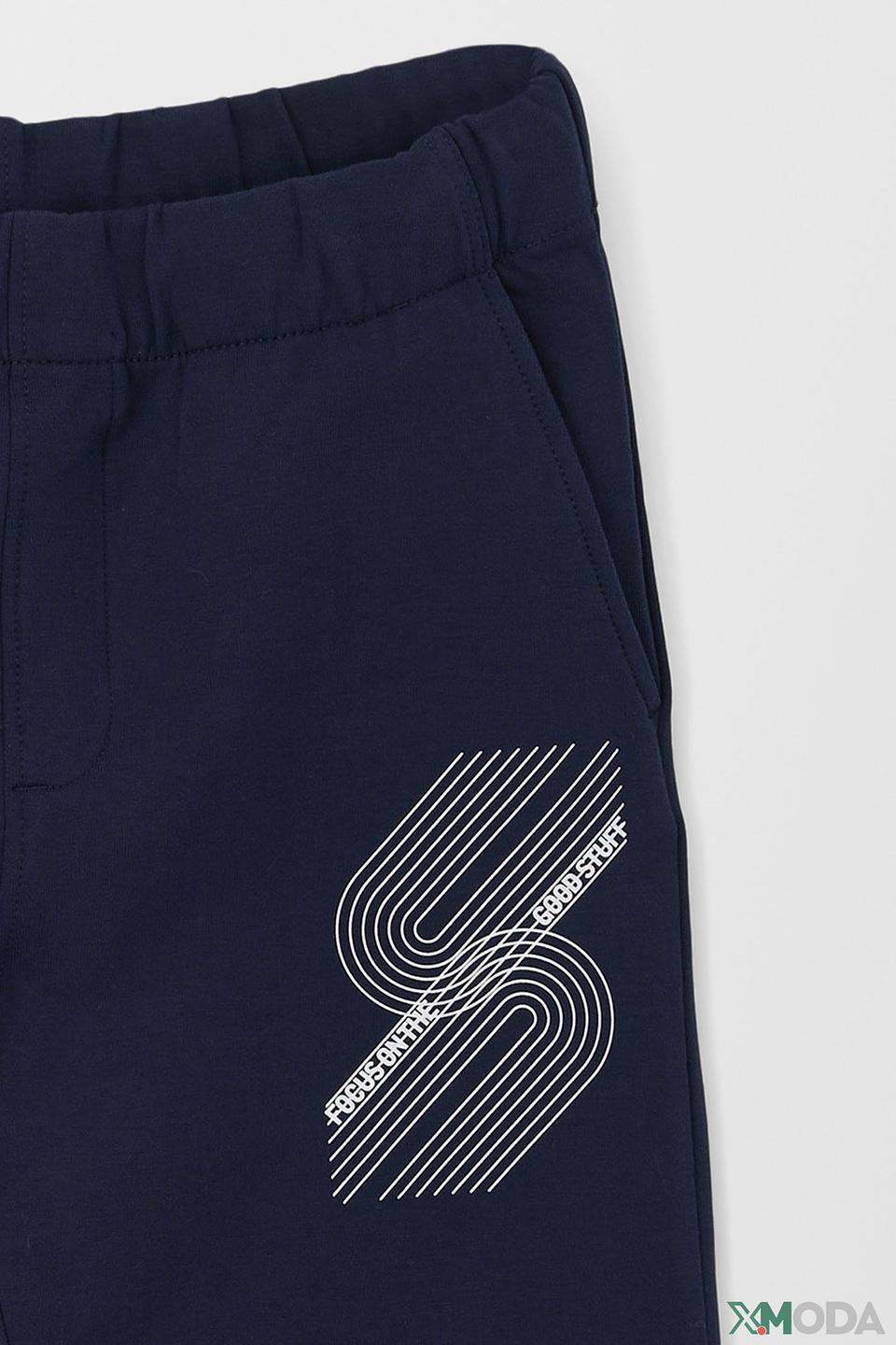 Брюки s.Oliver синие с логотипом