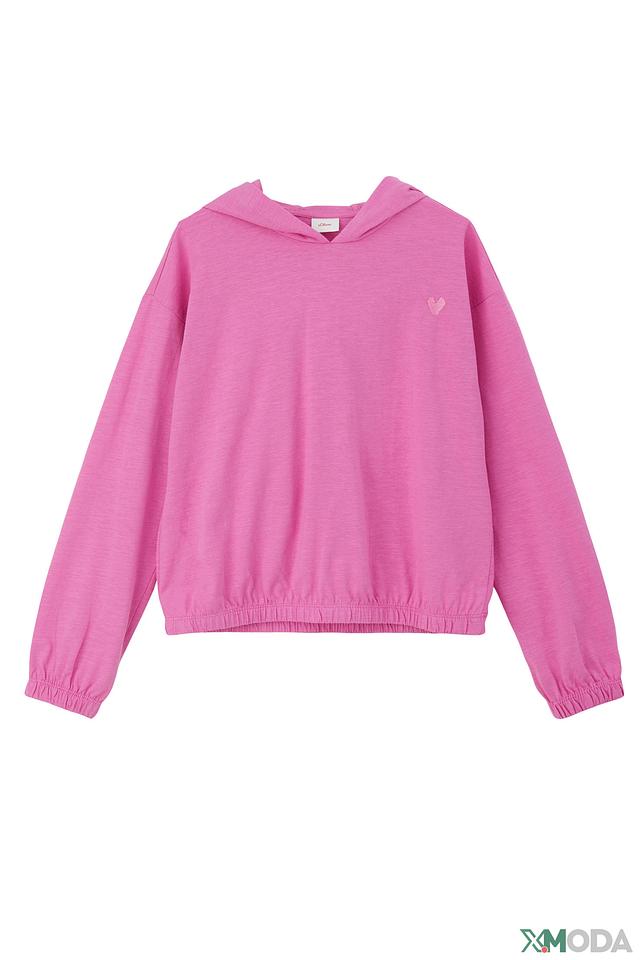 Футболка с капюшоном s.Oliver розовая