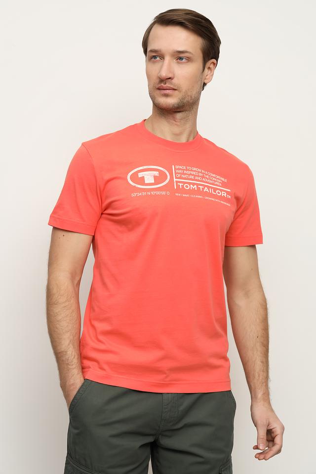 Футболка Tom Tailor коралловая