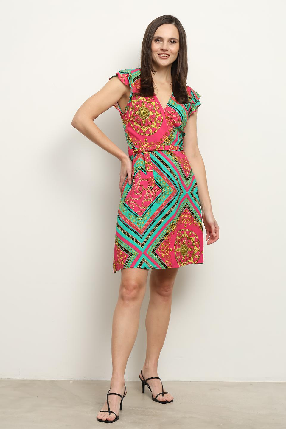 Платье Gaudi с геометрическим принтом