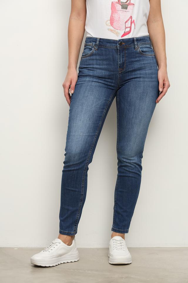 Джинсы скинни Lisa Campione синие