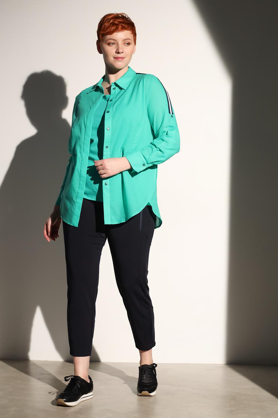 Блуза Tuzzi с полосками мятная