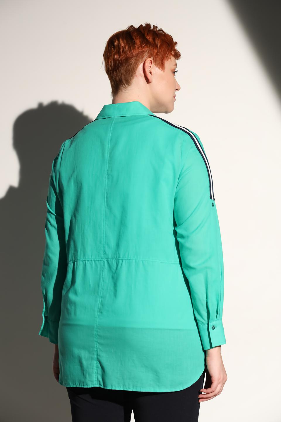 Блуза Tuzzi с полосками мятная