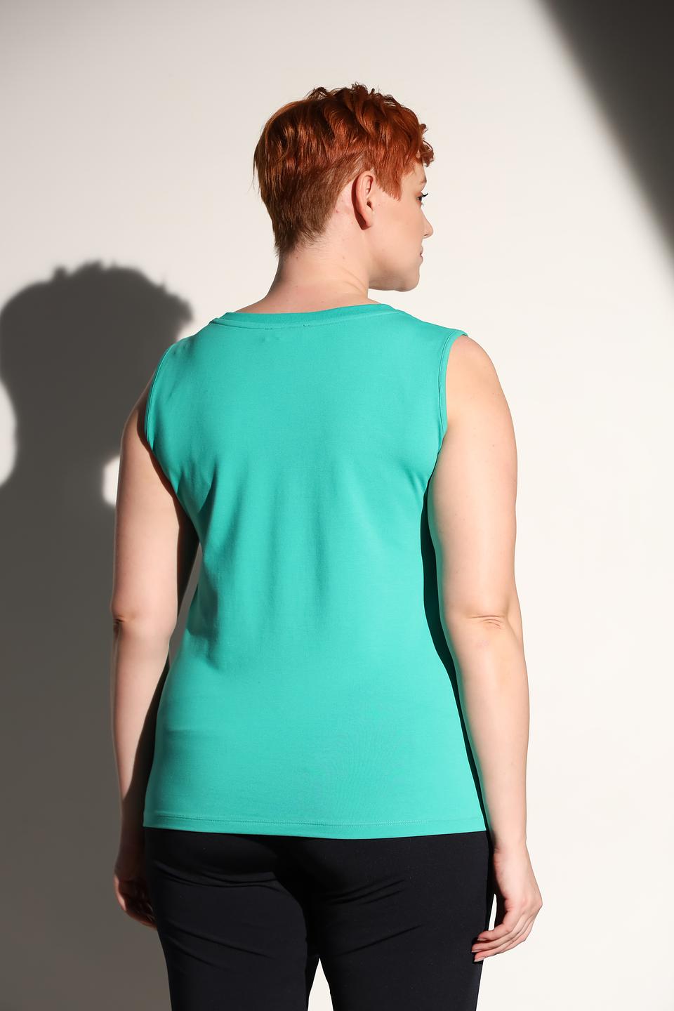 Топ Tuzzi бирюзовый