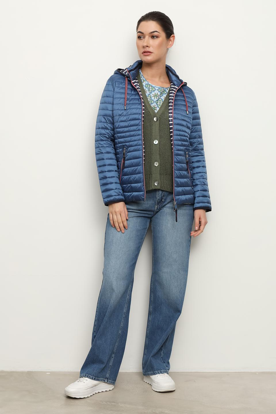 Куртка Lebek стеганая синяя