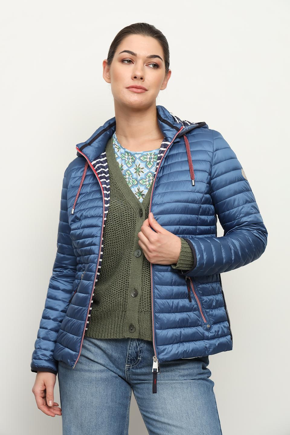 Куртка Lebek стеганая синяя