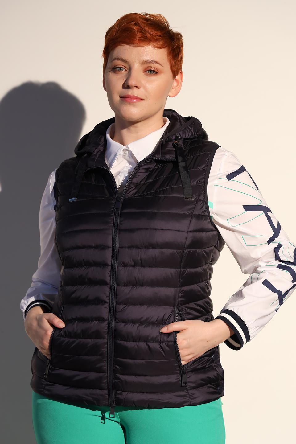 Жилет Lebek стеганый чёрный